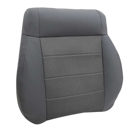 Driver Lean Back Cloth Seat Cover For 2008 2009 2010 Jeep Wrangler Sahara Gray