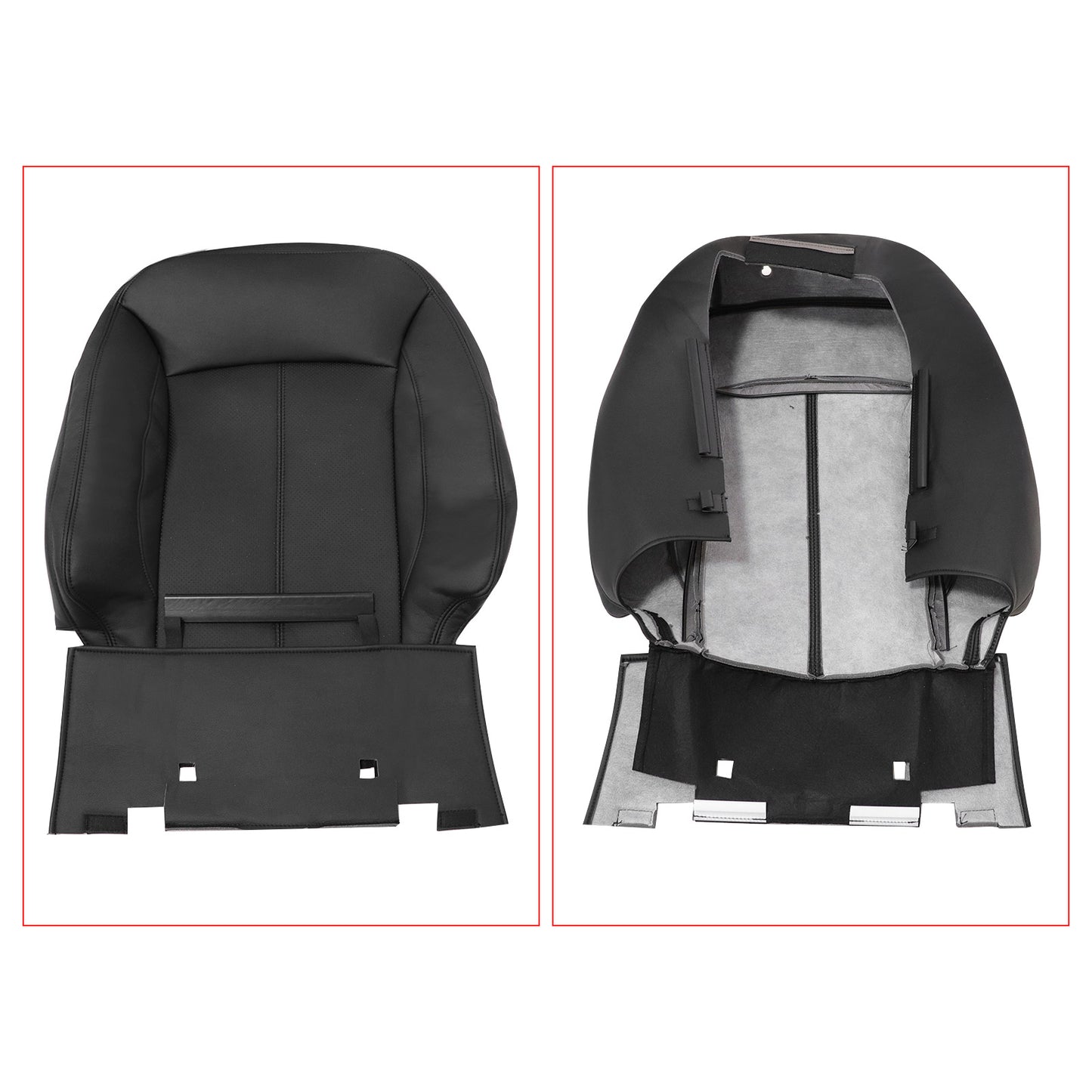 2010 to 2013 For Buick LaCrosse Perfor Driver Lean Back Leather Black Seat Cover