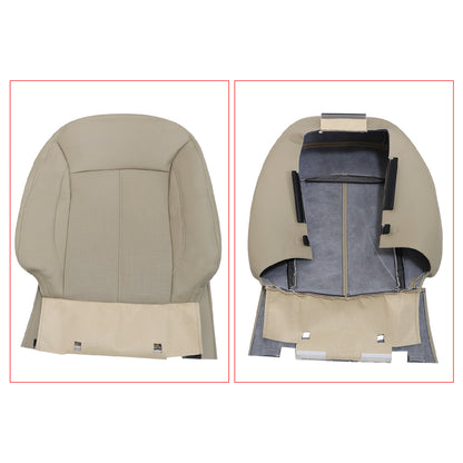 Front Passenger Top Perfor Leather Tan Seat Cover For Buick LaCrosse 2010-2013