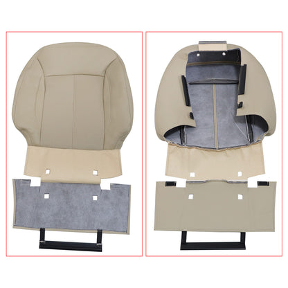 Front Passenger Top Perfor Leather Tan Seat Cover For Buick LaCrosse 2010-2013