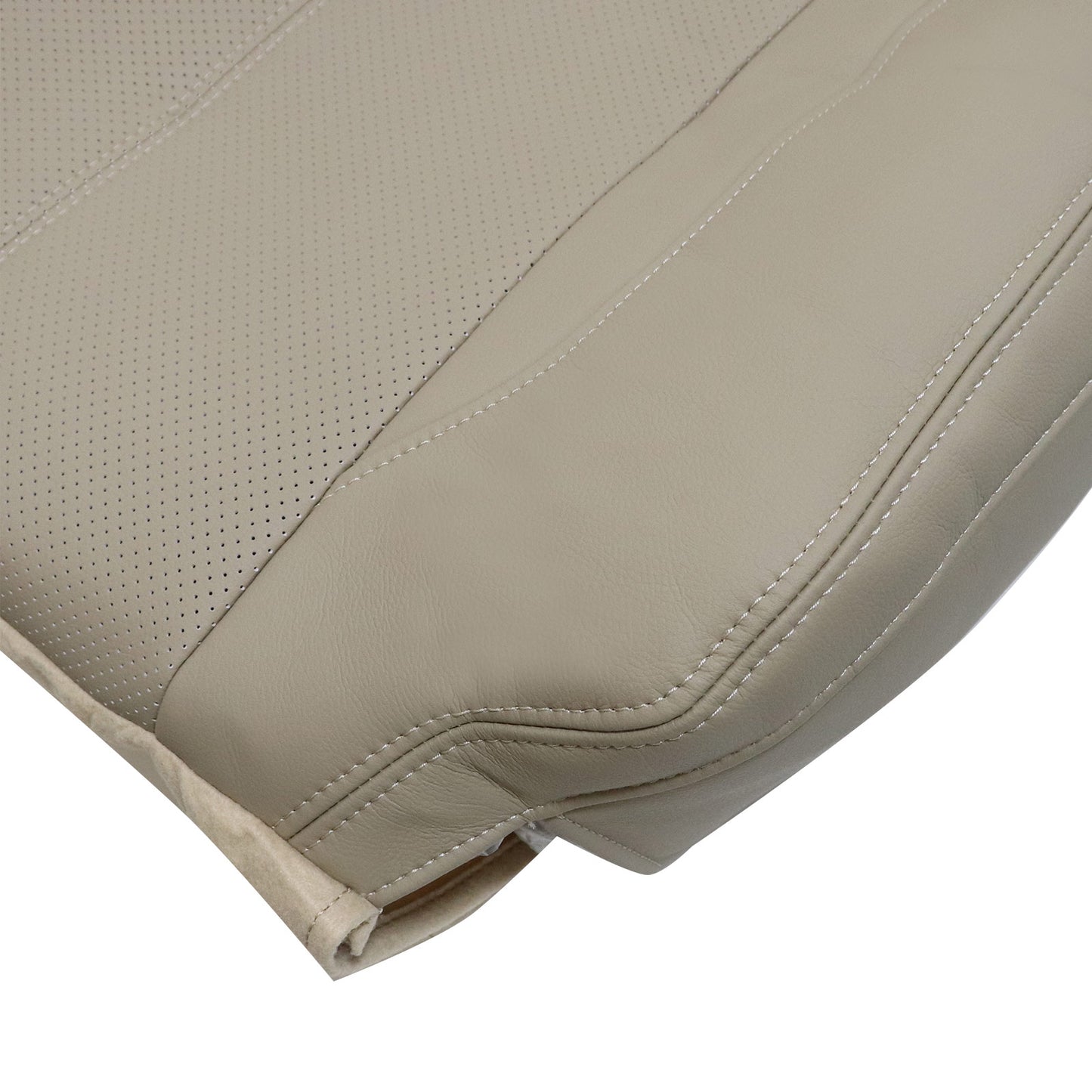 Front Passenger Top Perfor Leather Tan Seat Cover For Buick LaCrosse 2010-2013