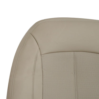 Front Passenger Top Perfor Leather Tan Seat Cover For Buick LaCrosse 2010-2013