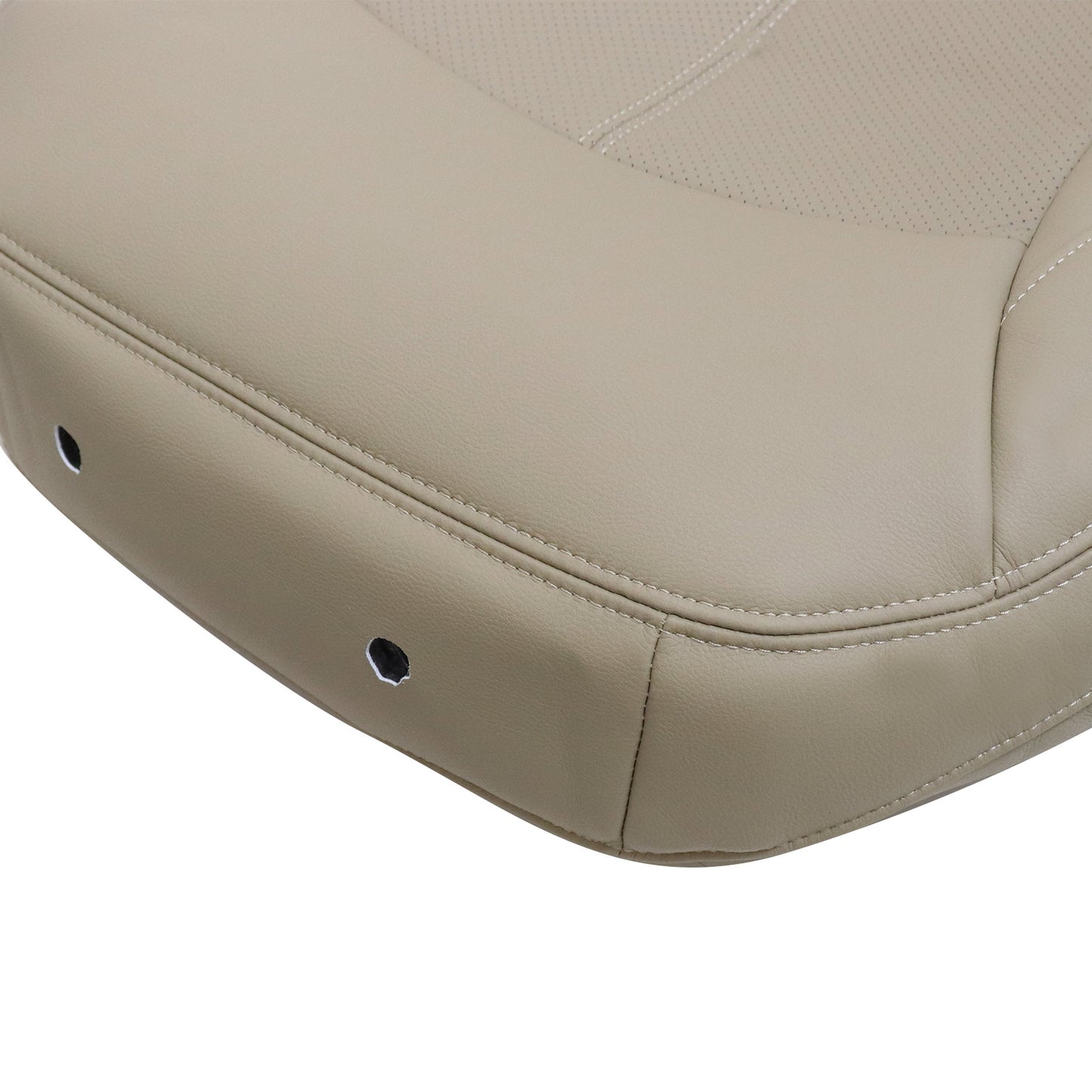 Front Passenger Top Perfor Leather Tan Seat Cover For Buick LaCrosse 2010-2013