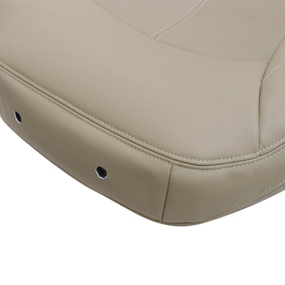 Front Passenger Top Perfor Leather Tan Seat Cover For Buick LaCrosse 2010-2013