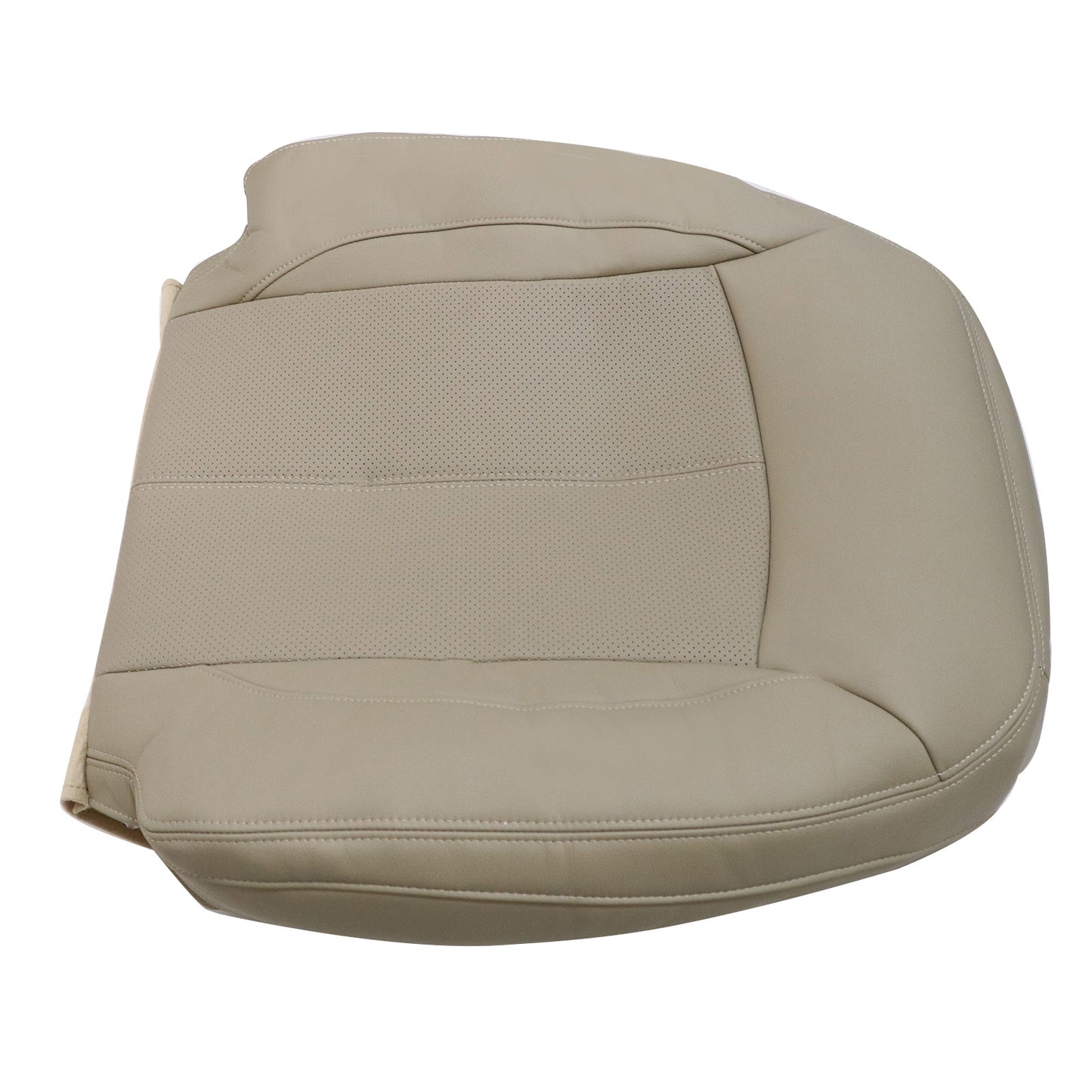 Front Passenger Top Perfor Leather Tan Seat Cover For Buick LaCrosse 2010-2013