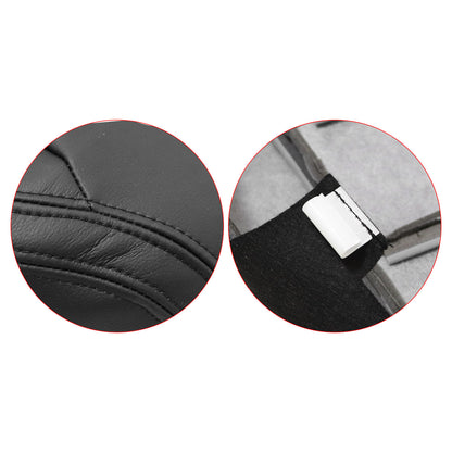 Driver Lower Black Leather Seat Cover For 2014 2015 Mercedes Benz CLA 250
