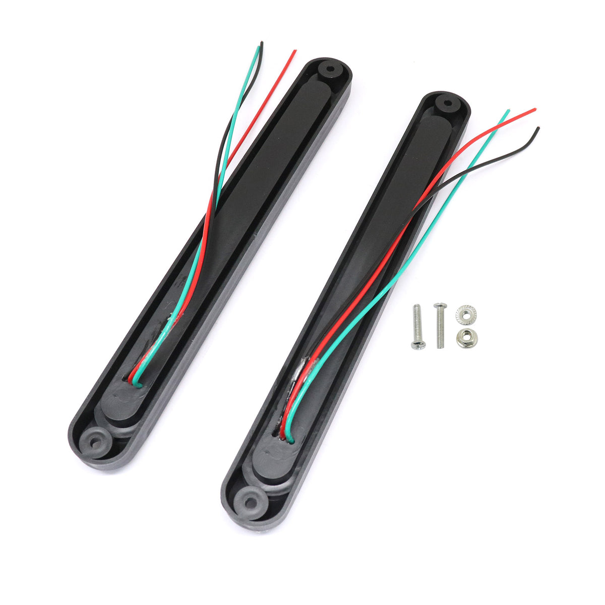 Red 2X 10" LED Truck Trailer Strip 3rd Brake Lights Rear Turn Tail Light Bar USA