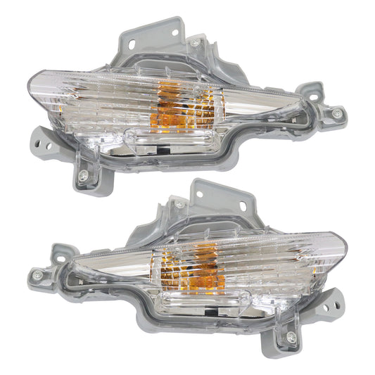 Pair Front Left & Right Turn Signal Light Set Fits For Mazda 3 / 3 Sport 2017-18