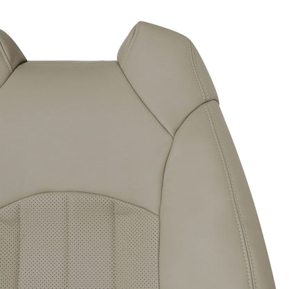 For 2008-2012 Buick Enclave Front Driver Top Perforated Leather Seat Cover Tan