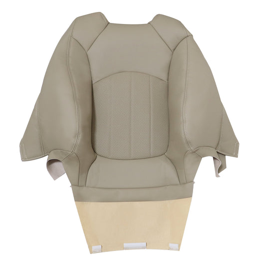 For 2008-2012 Buick Enclave Front Driver Top Perforated Leather Seat Cover Tan