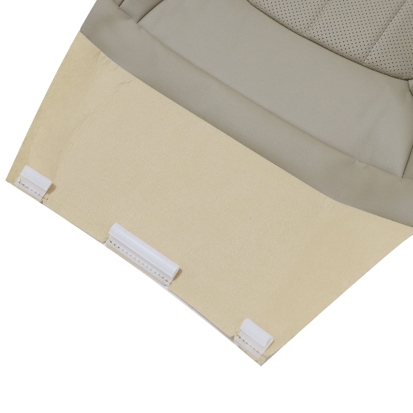 For 2008-2012 Buick Enclave Front Driver Top Perforated Leather Seat Cover Tan