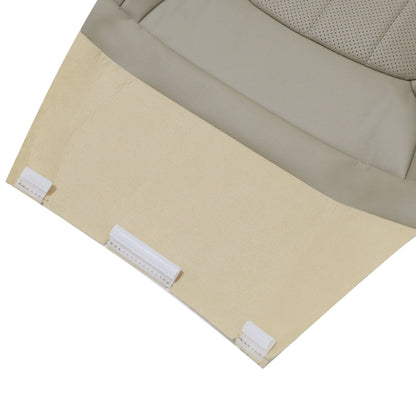 For 2008-2012 Buick Enclave Front Driver Top Perforated Leather Seat Cover Tan
