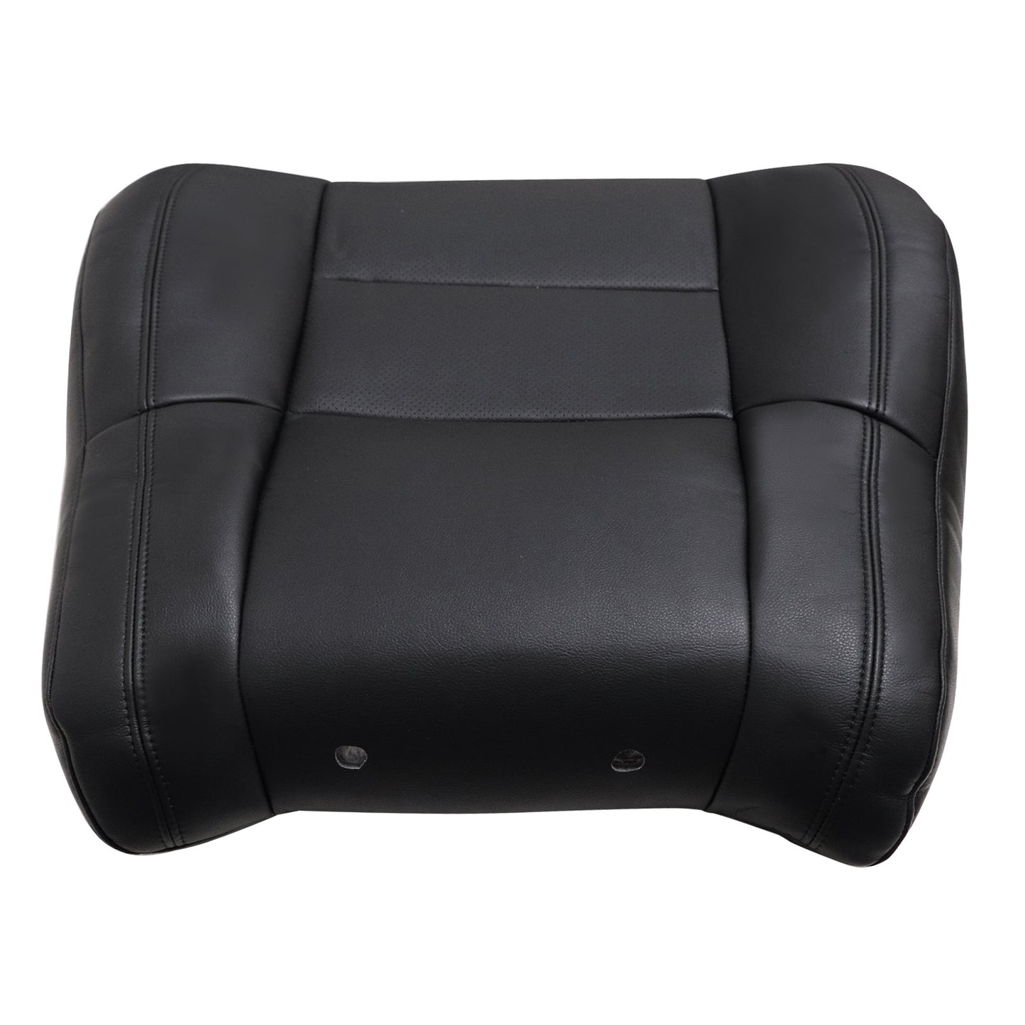 For 2011-2016 Jeep Grand Cherokee Overland Driver Top Leather Seat Cover Black