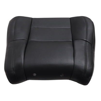 For 2011-2016 Jeep Grand Cherokee Overland Driver Top Leather Seat Cover Black