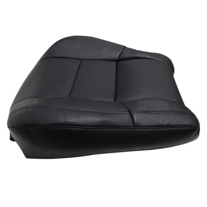 For 2011-2016 Jeep Grand Cherokee Overland Driver Top Leather Seat Cover Black