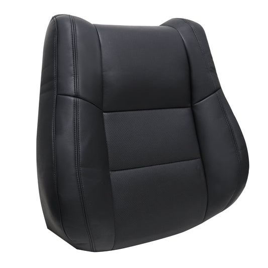 For 2011-2016 Jeep Grand Cherokee Overland Driver Top Leather Seat Cover Black