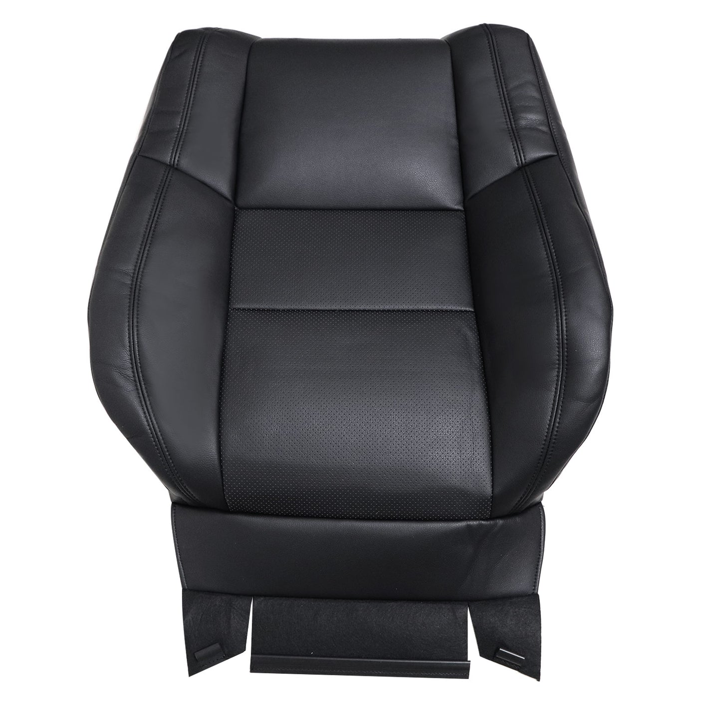 For 2011-2016 Jeep Grand Cherokee Overland Driver Top Leather Seat Cover Black