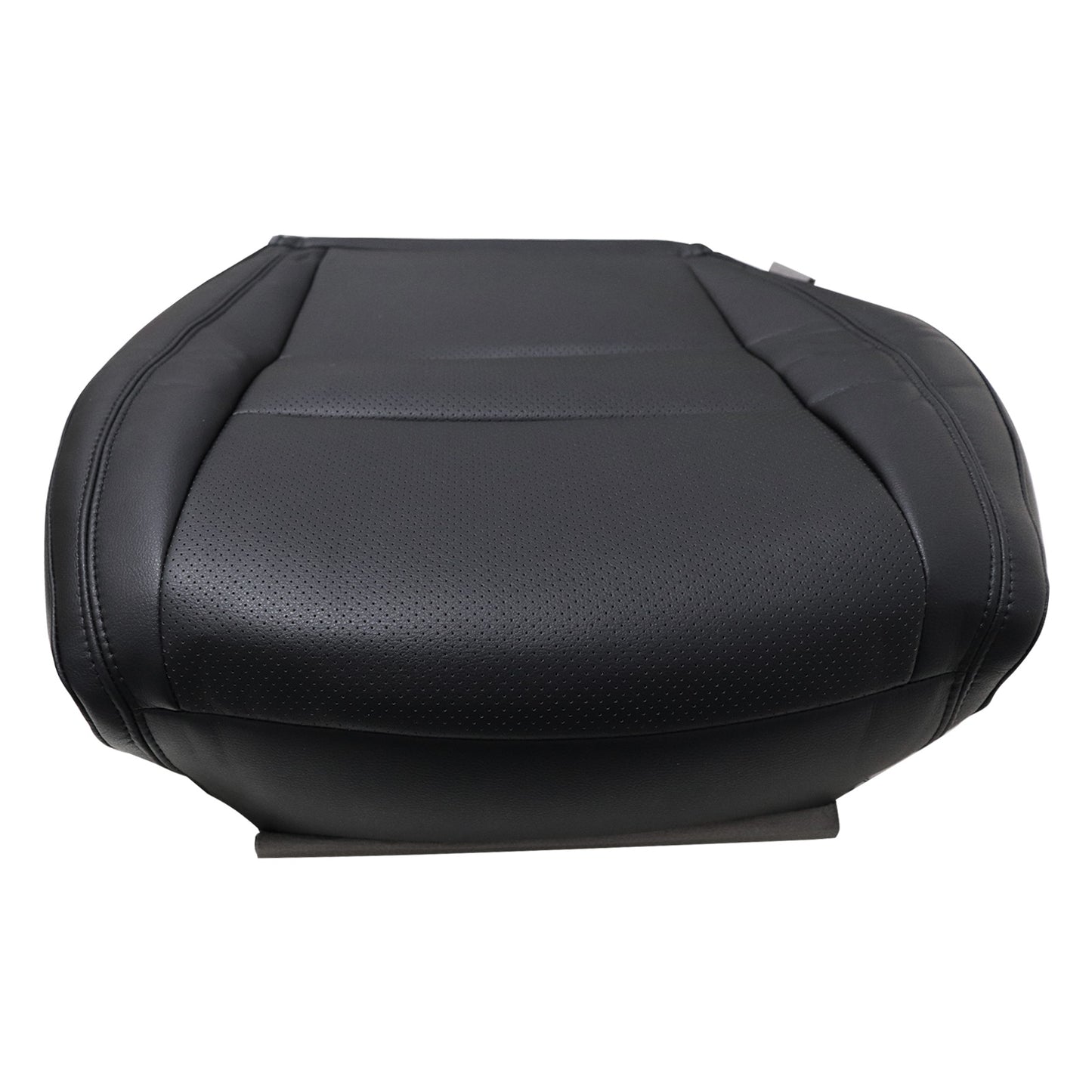 Passenger Bottom PERF Leather Seat Cover For 2011-2016 Jeep Grand Cherokee Black