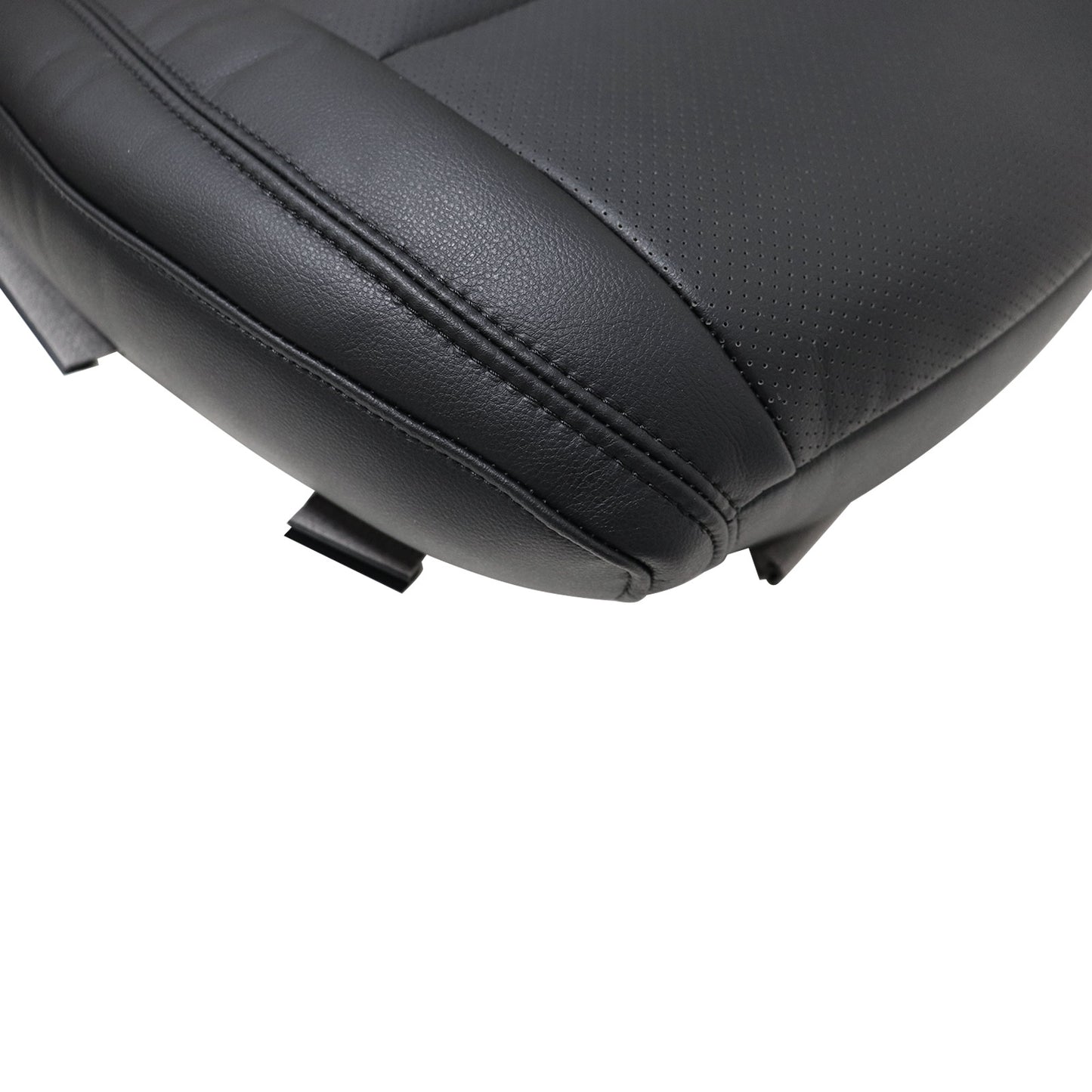 Passenger Bottom PERF Leather Seat Cover For 2011-2016 Jeep Grand Cherokee Black