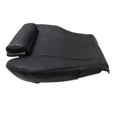 Fit For 2010-2016 Cadillac SRX Front Driver Bottom PERF Leather Seat Cover Black