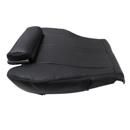 Fit For 2010-2016 Cadillac SRX Front Driver Bottom PERF Leather Seat Cover Black