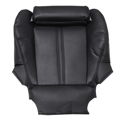 Fit For 2010-2016 Cadillac SRX Front Driver Bottom PERF Leather Seat Cover Black