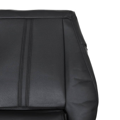 Fit For 2010-2016 Cadillac SRX Front Driver Bottom PERF Leather Seat Cover Black