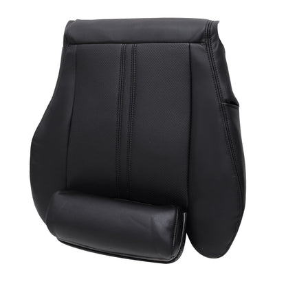 Fit For 2010-2016 Cadillac SRX Front Driver Bottom PERF Leather Seat Cover Black