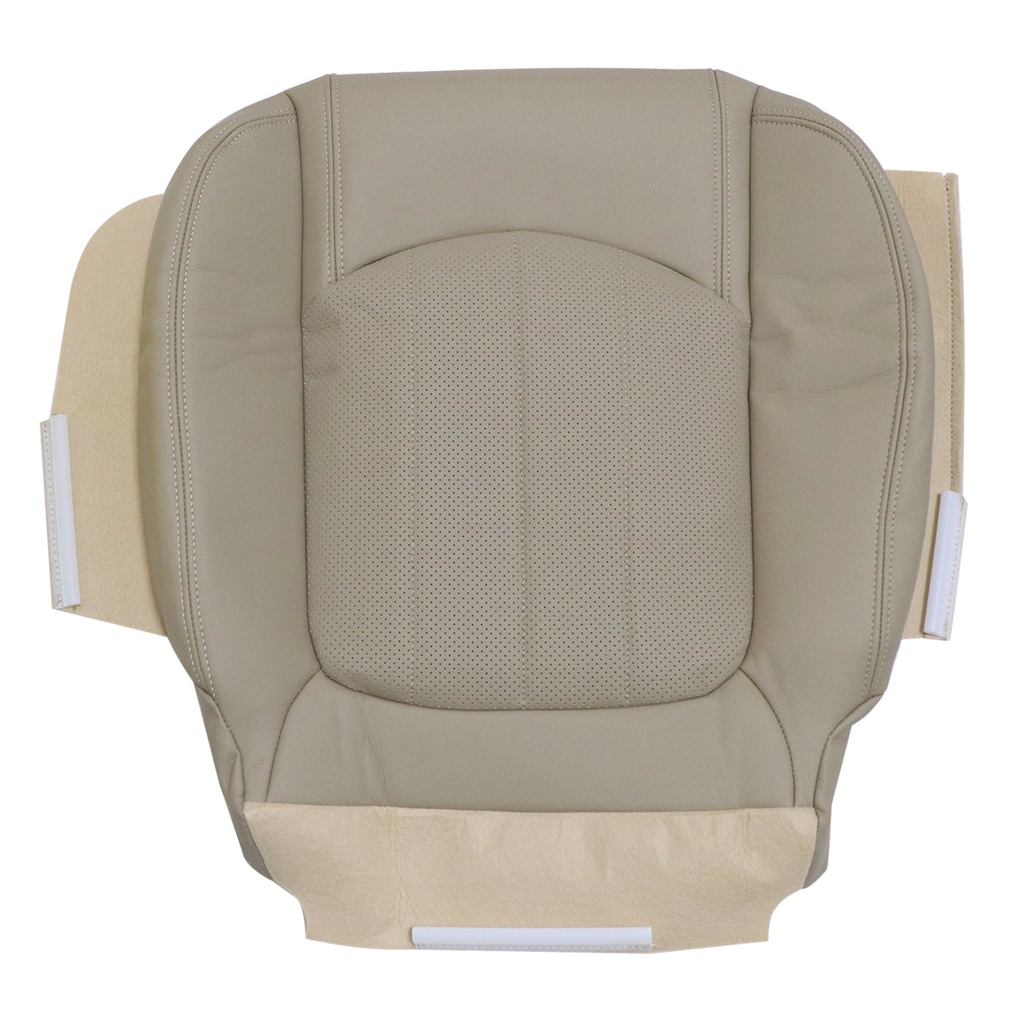 For 2008 2009 2010 2011 2012 Buick Enclave Driver Bottom Leather Seat Cover Tan