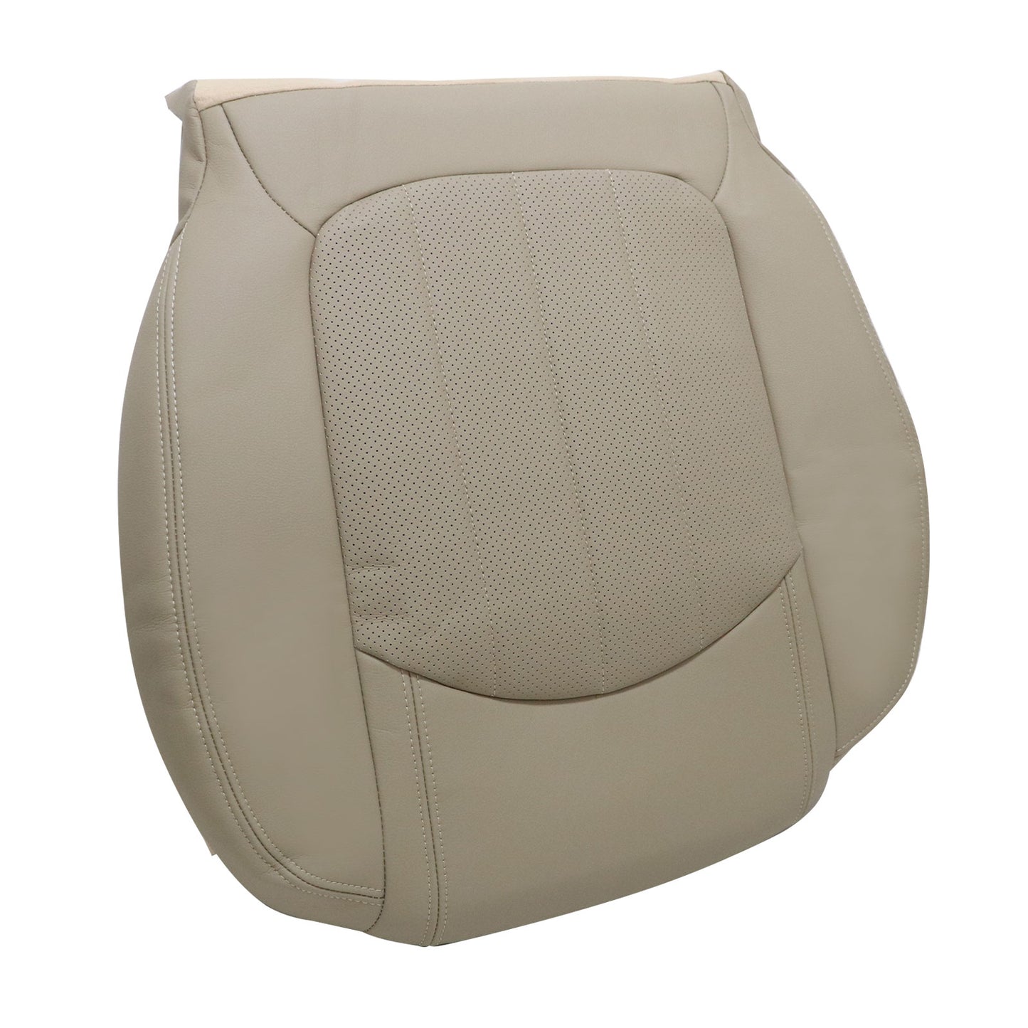 Fits Buick Enclave 2008-2012 Passenger Bottom Leather Seat Cover PERFORATED Tan