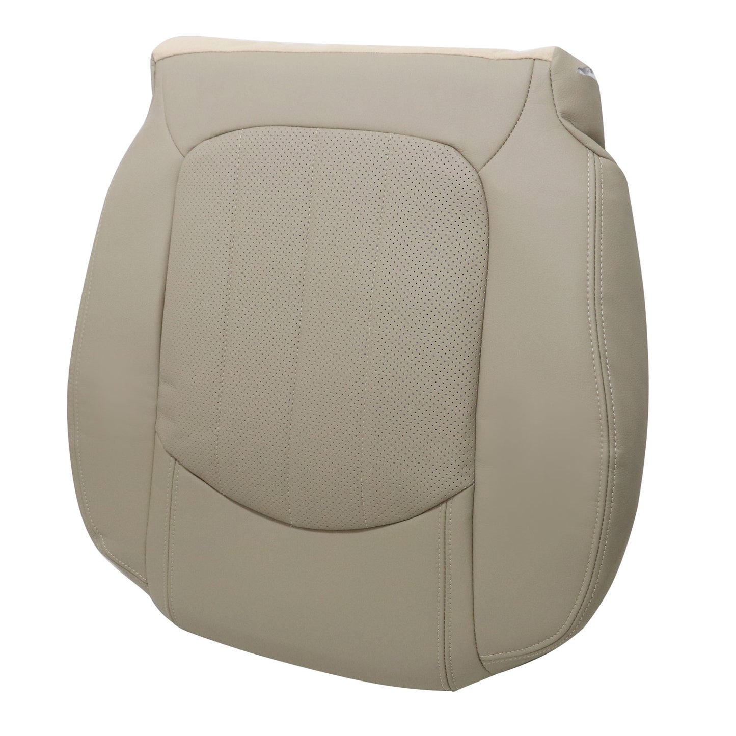 Fits Buick Enclave 2008-2012 Passenger Bottom Leather Seat Cover PERFORATED Tan