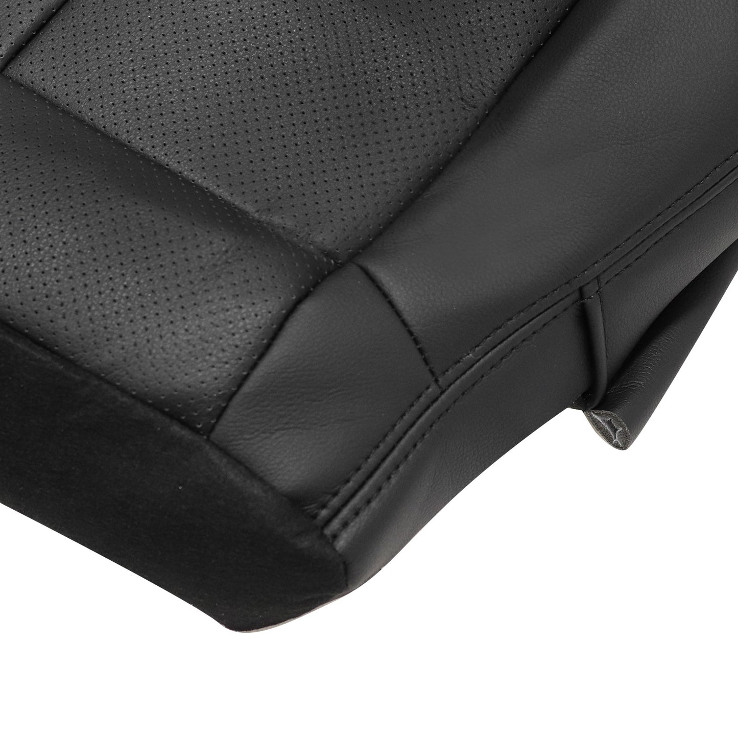 NEW For 2008-2013 Infiniti G37 Driver Bottom Perforated Leather Seat Cover Black