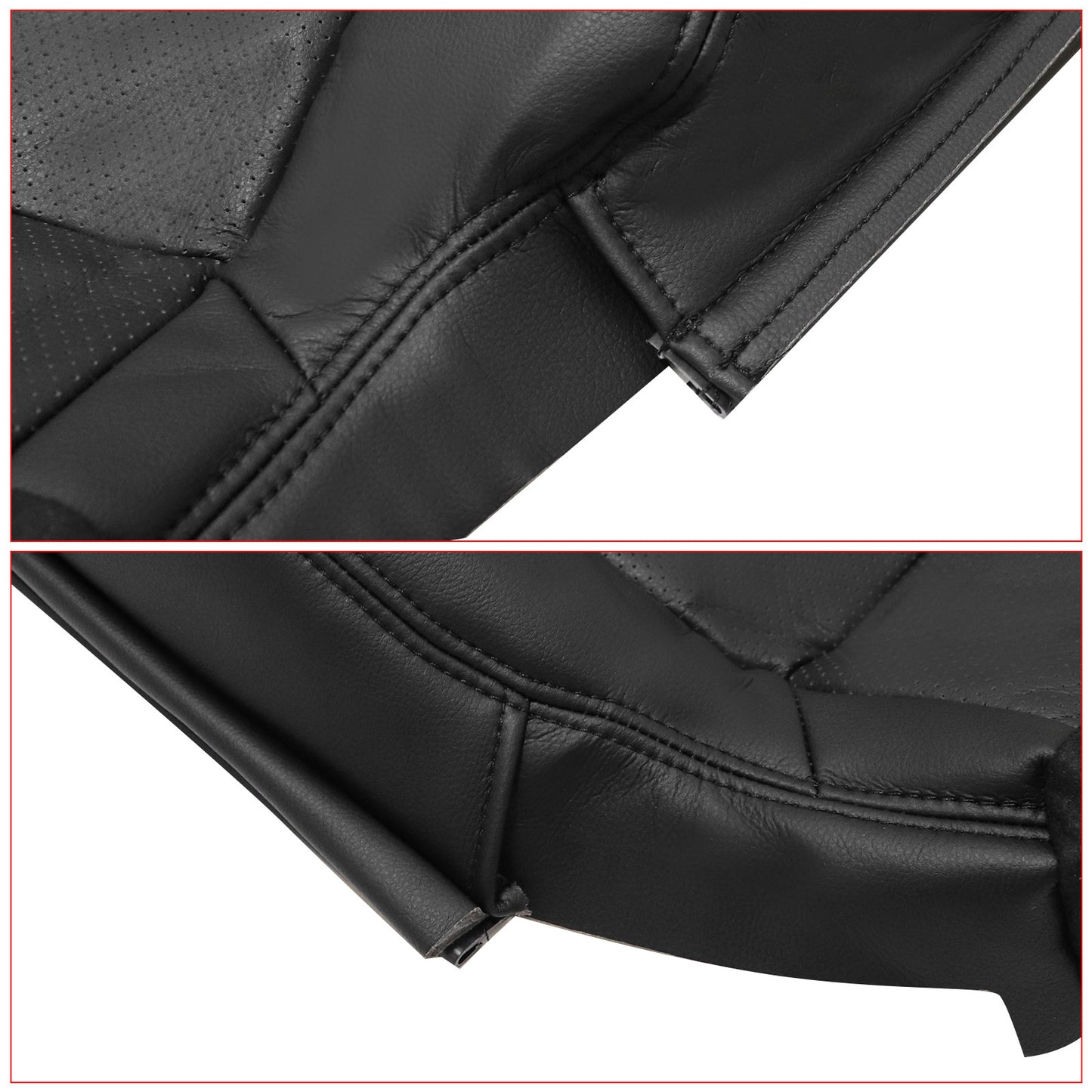 NEW For 2008-2013 Infiniti G37 Passenger Bottom Perforated Leather Cover Black