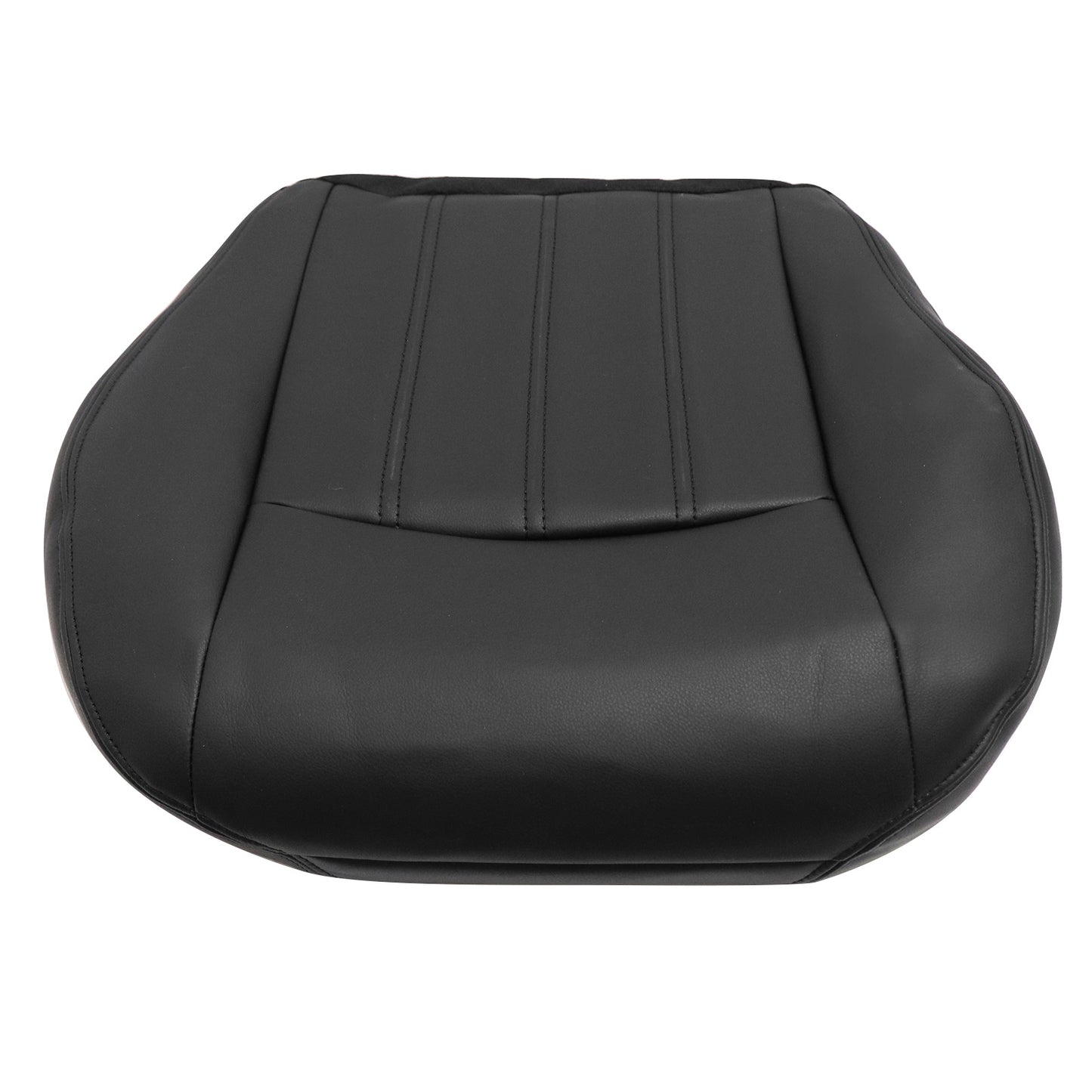 Fits 2005-2010 Chrysler 300C Touring Driver Bottom Leather Seat Cover Black