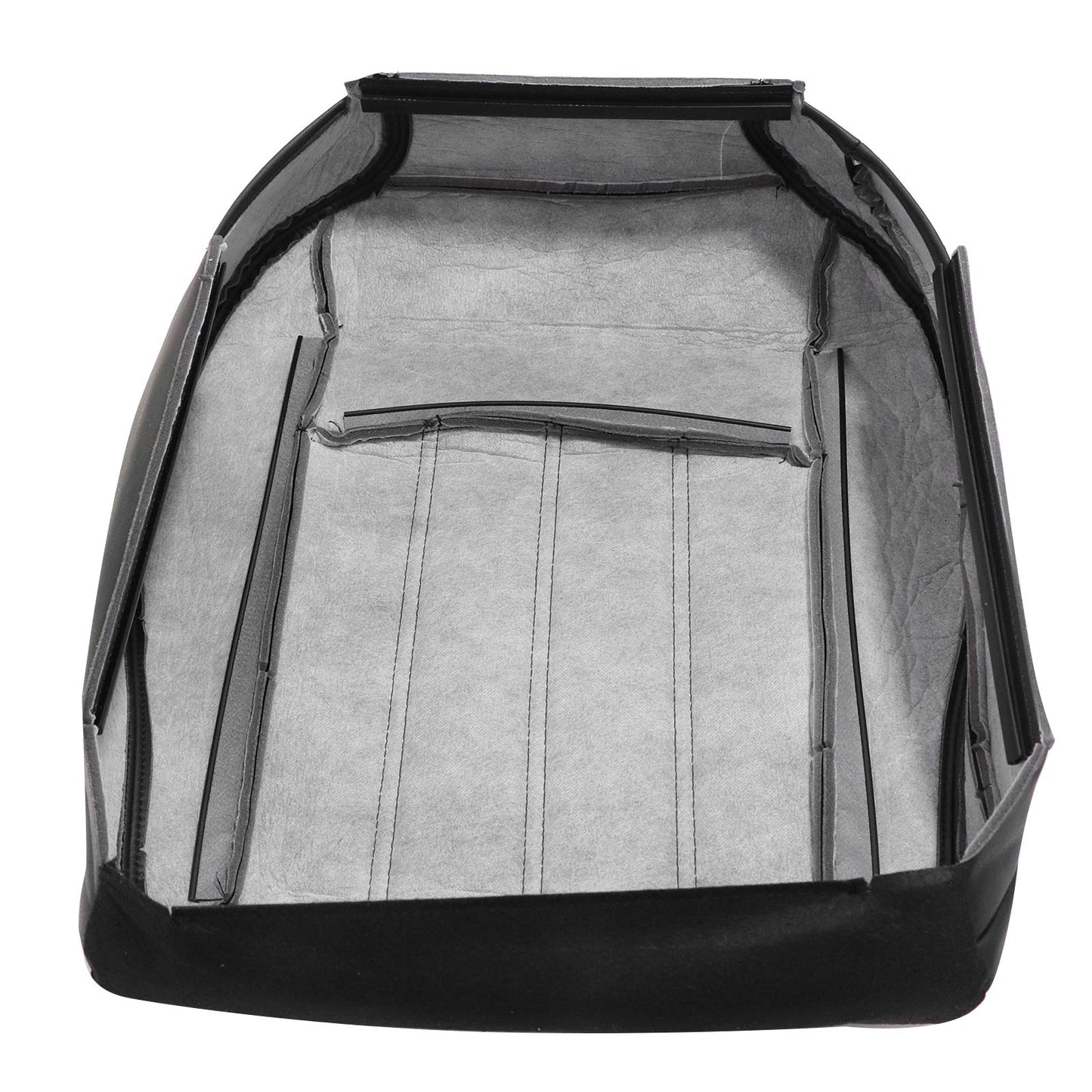 Fits 2005-2010 Chrysler 300C Touring Driver Bottom Leather Seat Cover Black