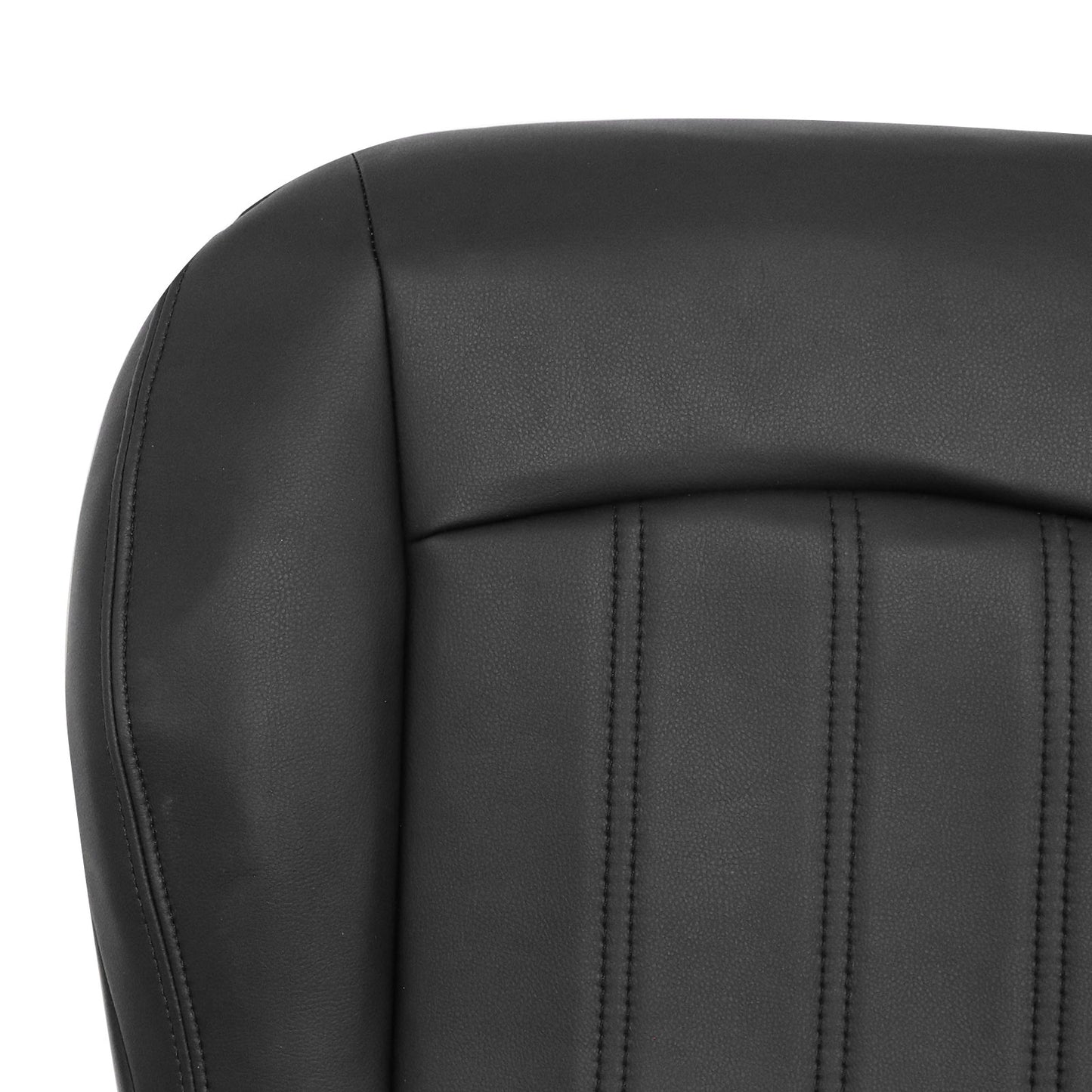 Fits 2005-2010 Chrysler 300C Touring Driver Bottom Leather Seat Cover Black