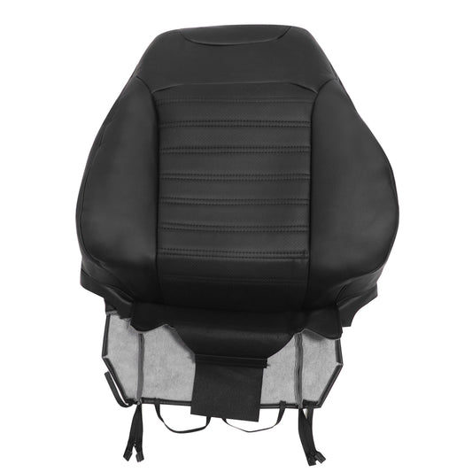 For 2013-2017 Ford Fusion 4-Door Driver Top Lean Back Leather Seat Cover Black