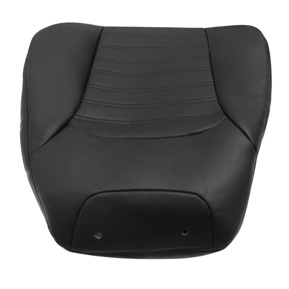 For 2013-2017 Ford Fusion 4-Door Driver Top Lean Back Leather Seat Cover Black