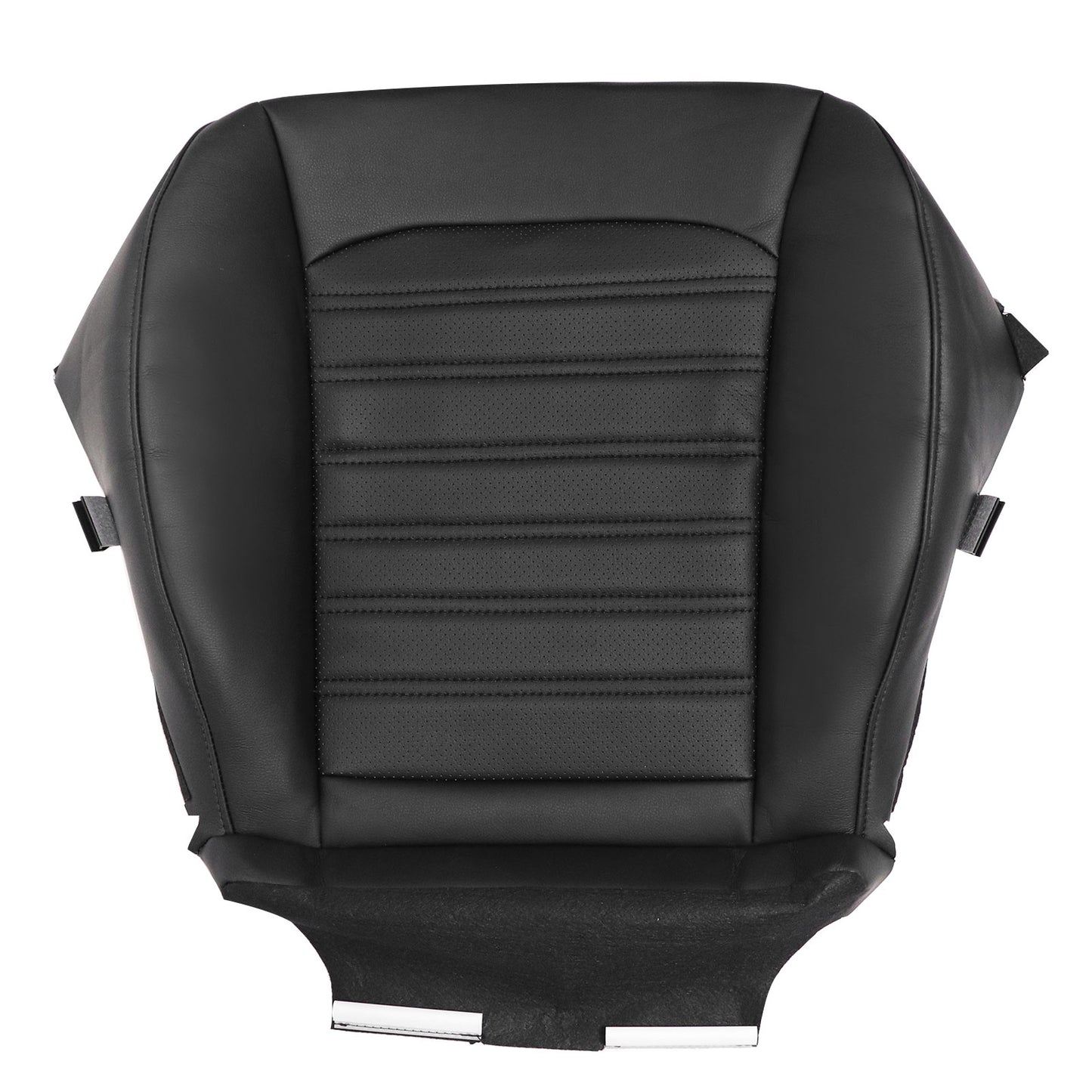 PERFORATED Driver Bottom Leather Seat Cover Black For 2013 2014-2017 FORD Fusion