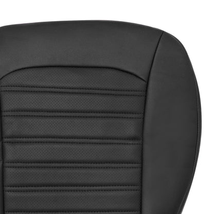 For 13-17 Ford Fusion Passenger Side Bottom Perforated Leather Seat Cover Black