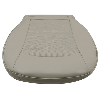Fits 2013-2017 Ford Fusion Front Driver Bottom Perforated Leather Seat Cover Tan