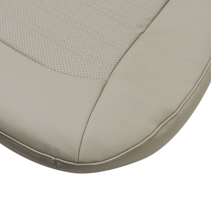 Fits 2013-2017 Ford Fusion Front Driver Bottom Perforated Leather Seat Cover Tan