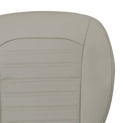 Fits 2013-2017 Ford Fusion Front Driver Bottom Perforated Leather Seat Cover Tan