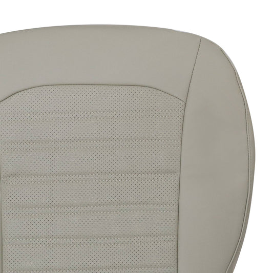 Fits 2013-2017 Ford Fusion Front Driver Bottom Perforated Leather Seat Cover Tan