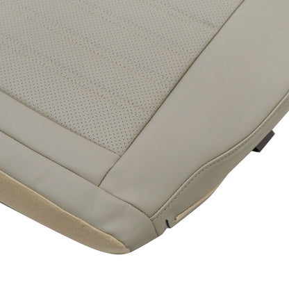 Fits 2013-2017 Ford Fusion Front Driver Bottom Perforated Leather Seat Cover Tan