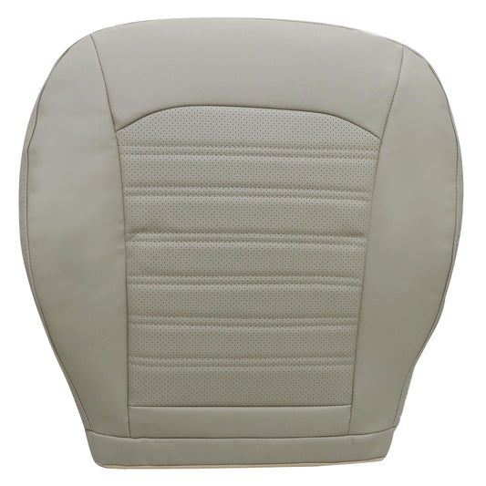 Fits 2013-2017 Ford Fusion Front Driver Bottom Perforated Leather Seat Cover Tan