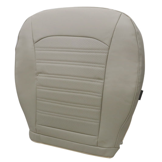 Fits 2013-2017 Ford Fusion Front Driver Bottom Perforated Leather Seat Cover Tan