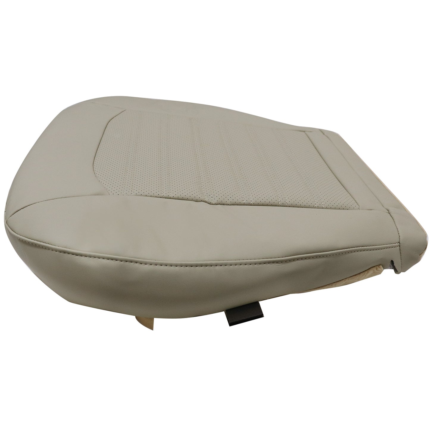 Fits 2013-2017 Ford Fusion Front Driver Bottom Perforated Leather Seat Cover Tan