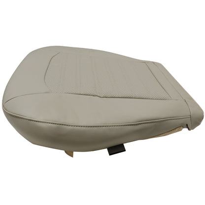 Fits 2013-2017 Ford Fusion Front Driver Bottom Perforated Leather Seat Cover Tan
