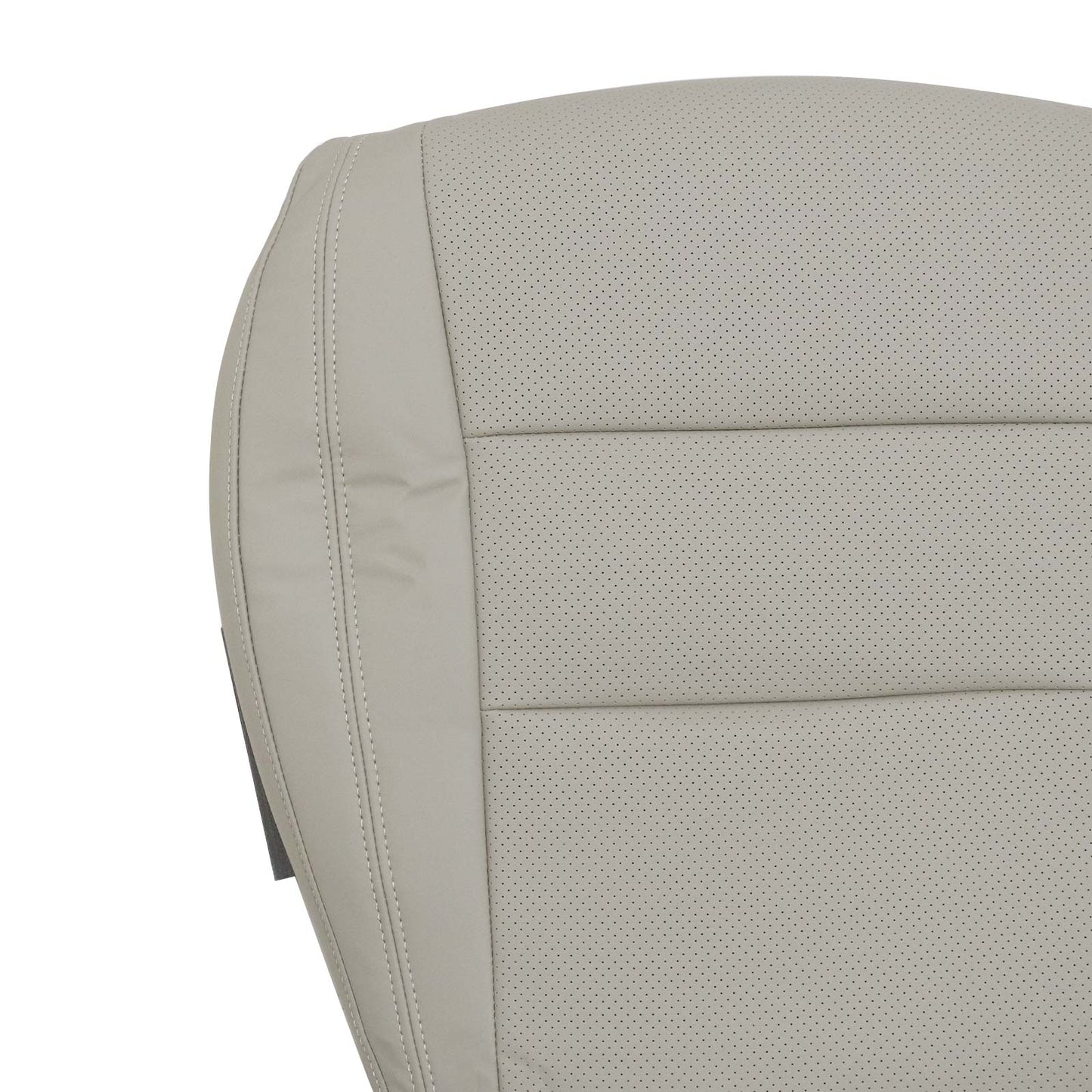 For 11-16 Jeep Grand Cherokee Passenger Bottom Perforated Leather Seat Cover Tan
